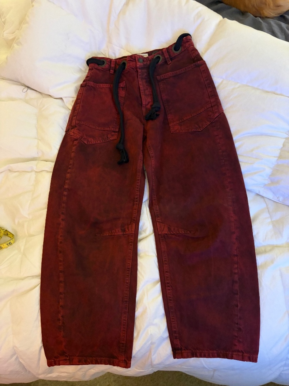 Free People Moxie Jeans in Vampire (I think - they're red) 25